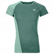Жіноча функціональна футболка Ortovox 120 Cool Tec Fast Upward Ts W синій/зелений