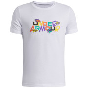 Дитяча функціональна футболка Under Armour UA B Patch Pack Wm SS White білий/чорний White / / Black