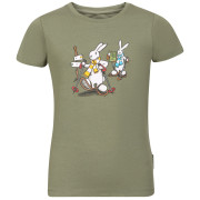 Дитяча футболка Alpine Pro Bobbo Oil Green світло-зелений OIL GREEN