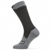 Непромокаючі шкарпетки SealSkinz Raynham чорний/сірий