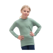 Дитяча функціональна футболка Sensor Merino DF Logo Up Basil Green