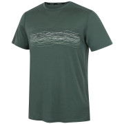 Чоловіча футболка MOOA Merino Lyolite Waves 150 Short зелений dusty green