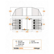 Сімейний намет Vango Tacoma 800XL Package