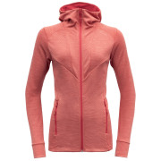 Жіноча толстовка Devold Aksla Woman Jacket W/Hood лососевий Poppy
