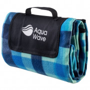 Pikniková deka Aquawave Chequa Blanket modrá BLUE CHECKQUERED PRINT