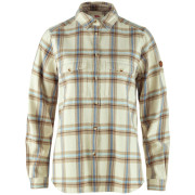 Жіноча сорочка Fjällräven Övik Heavy Flannel Shirt W бежевий Chalk White-Fossil