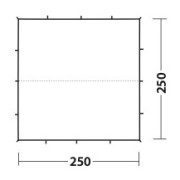 Брезент Robens Tarp 2.5 x 2.5 m Pro
