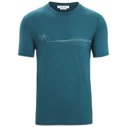 Чоловіча функціональна футболка Icebreaker Men Tech Lite II SS Tee Cadence Paths