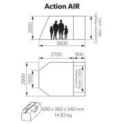 Приставний намет Kampa Action AIR