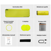 Надувний килимок Flextail TINY Sleeping Pad R03 AVS - with pump 196 cm