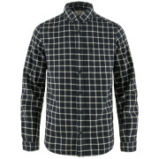 Чоловіча сорочка Fjällräven Övik Flannel Shirt M синій/білий Dark Navy-Chalk White