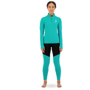 Жіноча функціональна футболка Mons Royale Cascade Merino Flex 200 1/4 Zip