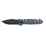 Складаний ніж TB OUTDOOR Cac S200 French Army Knife Textured G10 Serrated синій/сірий