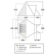 Сімейний намет Vango Teepee Air 400