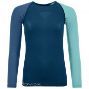 Жіноча футболка Ortovox 120 Comp Light Long Sleeve W синій