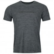 Чоловіча футболка Ortovox 150 Cool Brand Ts M чорний/сірий