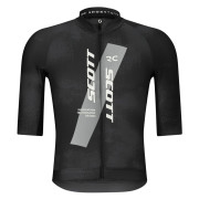 Чоловіча велофутболка Scott Jersey M's RC Pro чорний/сірий black/white