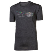 Чоловіча функціональна футболка Progress Hrutur Yak сірий šedý melír