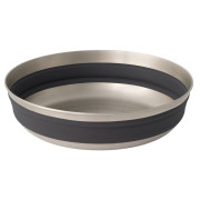 Складана миска Sea to Summit Detour Stainless Steel Collapsible Bowl L сірий Beluga Black