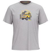 Футболка Smartwool Long Weekend Short Sleeve Graphic Tee сірий light gray heather