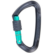 Карабін Skylotec Lime SG (screw gate) сірий/зелений Anthracite/Acquamarine