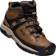 Dětské boty Keen Targhee MID WP Y hnědá dark earth/golden brown