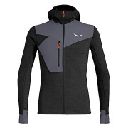 Чоловіча толстовка Salewa Puez 2 Dry M L/S Hood Fz Tee чорний