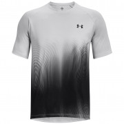 Чоловіча функціональна футболка Under Armour Tech Fade SS сірий/чорний