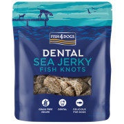 Ласощі для собак Fish4Dogs Dental Sea Jerky Fish Knots 100g