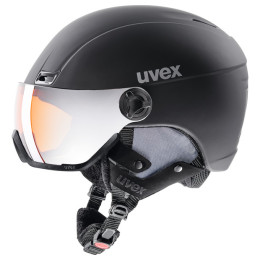 Lyžařská přilba Uvex HLMT 400 Visor style černá black mat