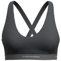 Спортивний бюстгальтер Icebreaker W Mer 125 Cool-Lite Sprite Racerback Bra сірий Gritstone Heather-013