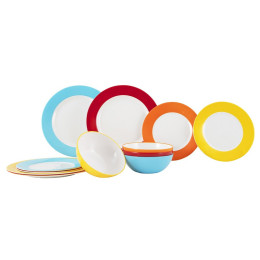 Набір посуду Gimex Tableware Rainbow 12 pcs