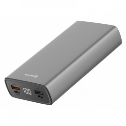 Повербанк Swissten Aluminum 20000 mAh срібний