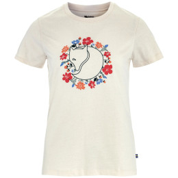 Жіноча футболка Fjällräven Fjällblomster Fox T-shirt W білий Chalk White