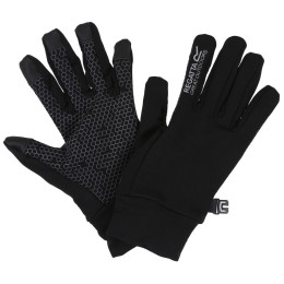 Дитячі рукавички Regatta Grippy Gloves II чорний/сірий Black/Dark Grey