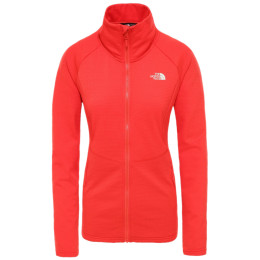 Dámská mikina The North Face Quest Grid Midlayer červená Juicy Red