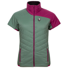 Жіночий пуховик жилет High Point Telos Lady Down T-shirt зелений Khaki/Magenta