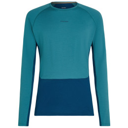 Чоловіча функціональна футболка Icebreaker Men Merino 200 ZoneKnit LS Crewe синій/блакитний Atlant/Topaz/Cb