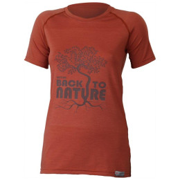 Dámské funkční triko Lasting Back cihlová