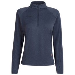 Жіночий пуловер Mammut Aegility Half Zip Longsleeve W темно-синій MarineMelange