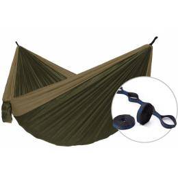 Гамак Hamaka.eu Camping single + Slap Strap коричневий