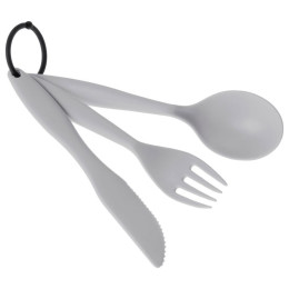 Столовий прибор GSI Outdoors Tekk Cutlery Set сірий