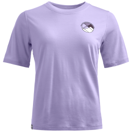 Жіноча футболка Ortovox 140 Cool Round Landscape T-shirt фіолетовий Lush Lavender