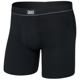 Чоловічі боксери Saxx Essential Cotton Boxer Brief Fly чорний black