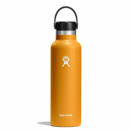 Термопляшка Hydro Flask Standard Mouth 21 oz чорний/помаранчевий FOSSIL