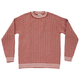 Кофта Devold Islender Refined Sweater червоний MARSALA/OFFWHITE