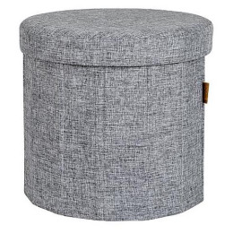 Сидіння Bo-Camp Ottoman Round Bromley сірий Bromley - grey