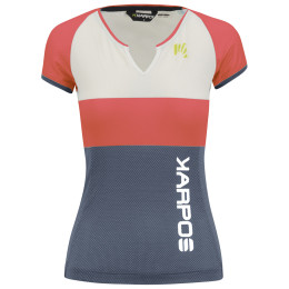 Жіноча футболка Karpos Moved Evo W Jersey сірий/червоний