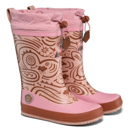 Дитячі гумові чобітки Affenzahn Rainboot Vegan Puddly Deer рожевий Deer