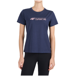 Жіноча футболка 4F Tshirt F3495 темно-синій Navy